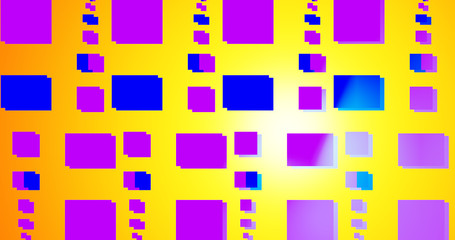 Background with rectangular multicolored shapes