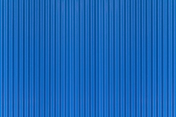 Blue Corrugated metal background and texture surface or galvanize steel