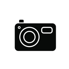 Pocket camera icon on white background