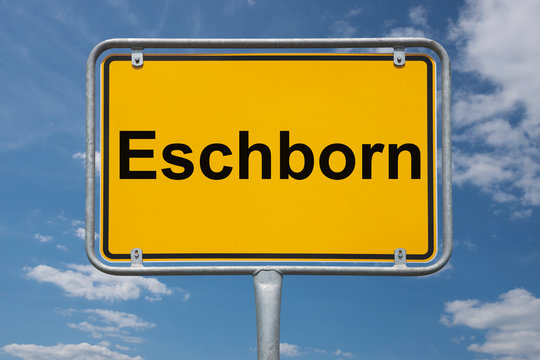 Ortstafel Eschborn