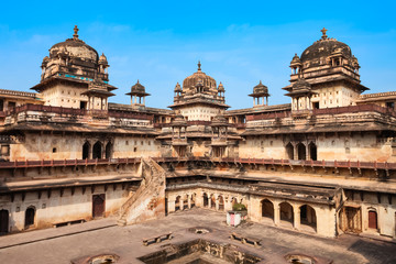 Obraz premium Jahangir Mahal Palace in Orchha, India