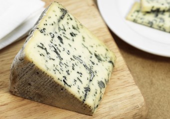 Bleu des Causses, a French Cheese produced from Cow's Milk in Aveyron
