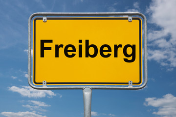 Ortstafel Freiberg