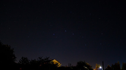 night sky with stars