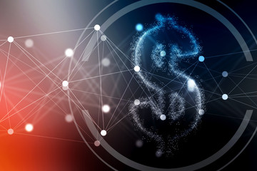 2d rendering usd Dollar symbol 