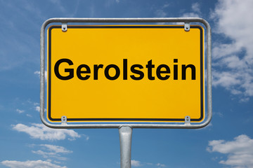 Obraz premium Ortstafel Gerolstein