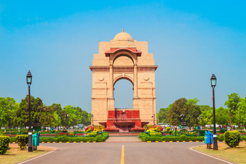 Fototapeta na wymiar India Gate war memorial, Delhi