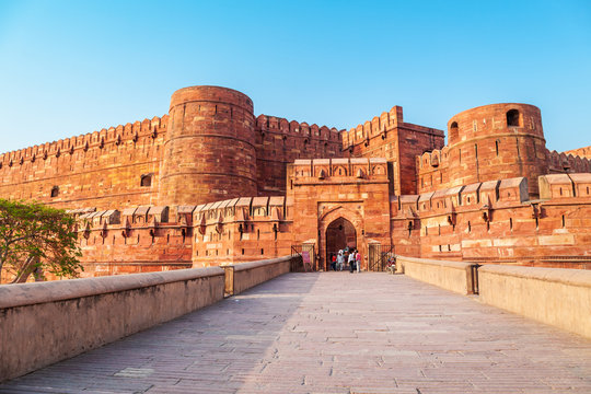 Historical Fort in Agra, India
