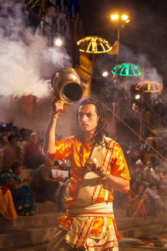 Ganga Aarti Ceremony In Varanasi