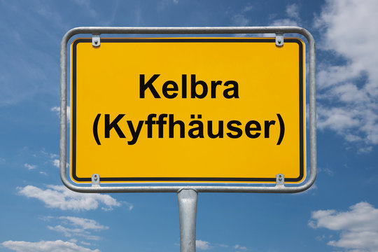 Ortstafel Kelbra (Kyffh&auml;user)