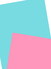 Design template paper blue pink background with empty space for text.