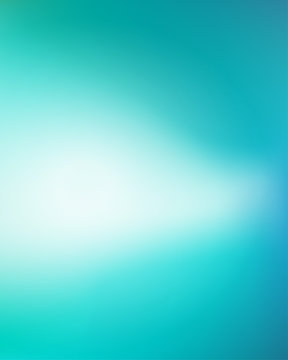 Abstract Gradient turquoise mint background. Blurred teal blue green water backdrop with sunlight. Vector illustration for your graphic design, banner, summer or aqua poster, website