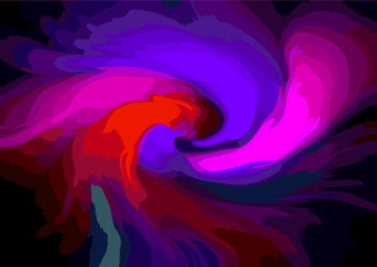 abstract background with colorful swirls