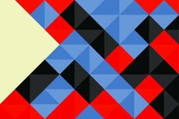 Color geometric design, vector background.