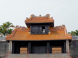 Fototapeta na wymiar Vietnam, Thua Thien Hue Province, Hue City, listed at World Heritage site by Unesco, Forbidden City or Purple City in the Heart of Imperial City