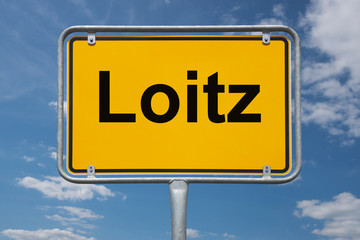 Ortstafel Loitz