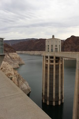 View of the Hoover Dam in Nevada, USA