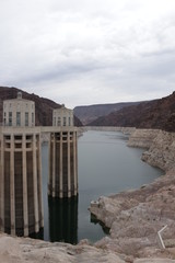 View of the Hoover Dam in Nevada, USA