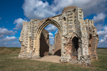 Views of Benet's Abbey, The Broads, Norfolk, UK