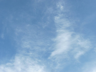 blue sky with white clouds background