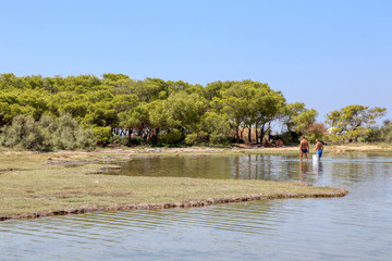 Rabbit Island (Isola dei Conigli) in Porto Cesareo, Lecce, Salento, Puglia, Italy