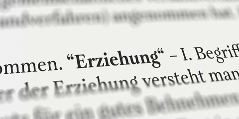 Erziehung im Buch