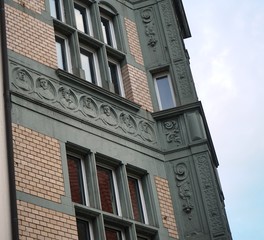 Obraz premium old town houses in europe