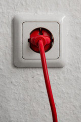 Strom Detail Steckdose