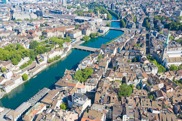Zurich in summer