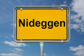 Ortstafel Nideggen