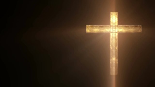 Glowing Christian Cross Loop