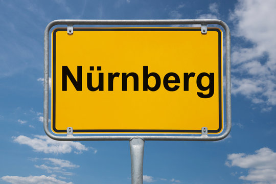 Ortstafel N&uuml;rnberg