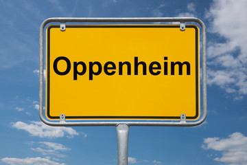 Ortstafel Oppenheim