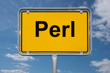 Ortstafel Perl