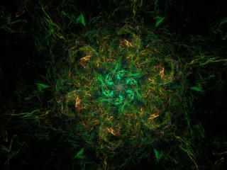 Imaginatory fractal background Image