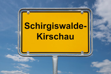 Ortstafel Schirgiswalde-Kirschau