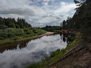 lake in the mountains