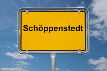 Ortstafel Schöppenstedt