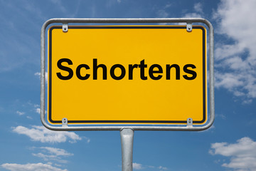 Ortstafel Schortens