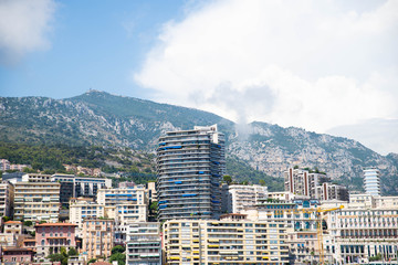 Paysage lointain de Monaco