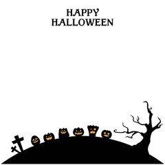 ジャックオランタンたちの背景_下部