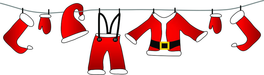 Santas clothesline