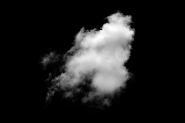 White cloud object for nature design summer background.