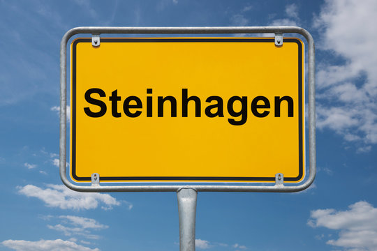 Ortstafel Steinhagen