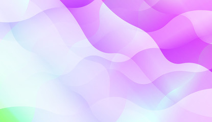 Abstract Background With Dynamic Effect. Vector Illustration with Color Gradient.