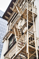 Fire escape downtown