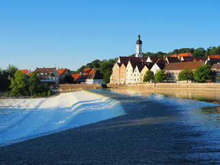 Fototapeta premium Landsberg am Lech , Bavière, en Allemangne.