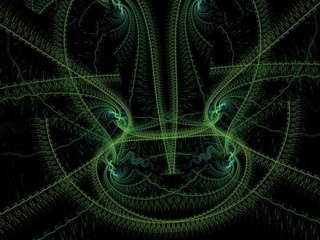 Imaginatory fractal background Image