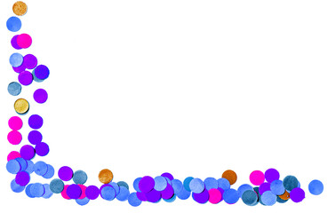 bordure de confettis 
