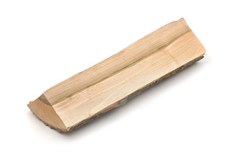 Single piece of firewood